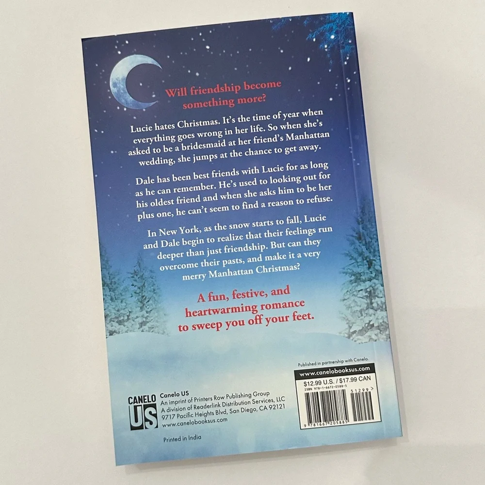 A Very Merry Manhattan Christmas by Darcie Boleyn Paperback Book Holiday Romance
